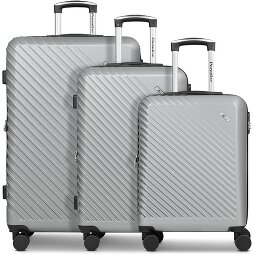 Check.In Paradise 2.0 4 wheels Suitcase set 3-piece with expansion pleat  Variant 5 Check.In Paradise 2.0 4 wheels Suitcase set 3-piece with expansion pleat  Variant 5