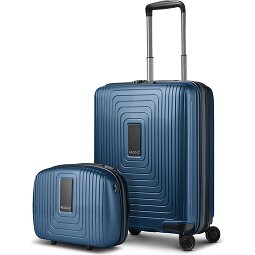 Redolz Essentials 14 suitcase set 2 pcs. cabin trolley with stretch fold & beauty case  Variant 4