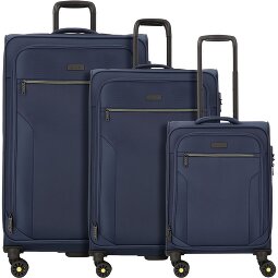 d&n Travel Line 9704 4 wheels Suitcase set 3-piece with expansion pleat  Variant 2