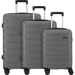 d&n Travel Line 4100 4 wheels Suitcase set 3-piece  Variant 2