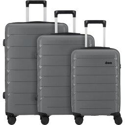d&n Travel Line 4100 4 wheels Suitcase set 3-piece  Variant 3
