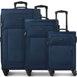 Police San Francisco 4 wheels Suitcase set 3-piece Expandable  Variant 3