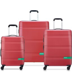 Delsey Paris x United Colors of Benetton Now Hardside 4-wheel suitcase set 3 pcs. with expansion fold  Variant 2