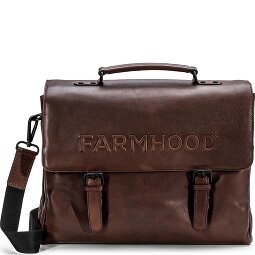Farmhood Memphis briefcase XXL 3 compartments leather 39 cm  Variant 3