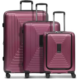 Redolz Essentials 14 4 wheels Suitcase set 3-piece with expansion pleat  Variant 1