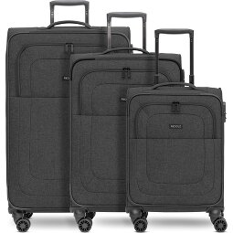 Redolz Essentials 12 THREE SET 4 wheels Suitcase set 3-piece with expansion pleat  Variant 1