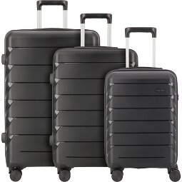 d&n Travel Line 4100 4 wheels Suitcase set 3-piece  Variant 1