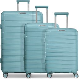 Franky London 4 wheels Suitcase set 3-piece with expansion pleat  Variant 1