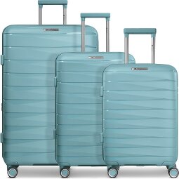 Franky London 4 wheels Suitcase set 3-piece with expansion pleat  Variant 3