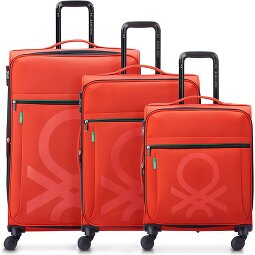 Delsey Paris x United Colors of Benetton Color Block 4-wheel suitcase set 3 pcs.  Variant 4