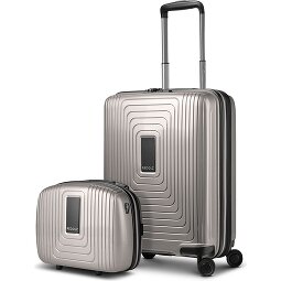 Redolz Essentials 14 suitcase set 2 pcs. cabin trolley with stretch fold & beauty case  Variant 3