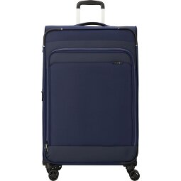 d&n Travel Line 9504 4 wheels Trolley L 76 cm with expansion pleat  Variant 2