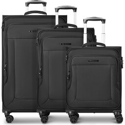 Franky Melbourne 3.0 4-wheel suitcase set, 3-piece, with stretch fold  Variant 1