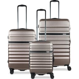 Bugatti Corium 4-wheel suitcase set 3 pcs.  Variant 1