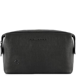 Piquadro Black Square Toiletry bag Genuine Leather 23 cm  Variant 1