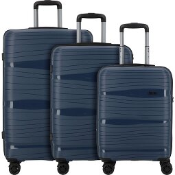 d&n Travel Line 4300 4 wheels Suitcase set 3-piece  Variant 2