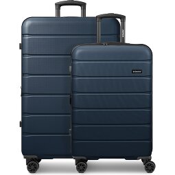 Saxoline Miami 4-wheel Suitcase set (S+L) expandable gusset  Variant 2
