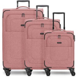 Redolz Essentials 12 THREE SET 4 wheels Suitcase set 3-piece with expansion pleat  Variant 4