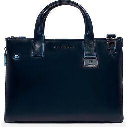 Piquadro Blue Square Shopper Bag Leather 38 cm Laptop compartment with expansion pleat  Variant 2