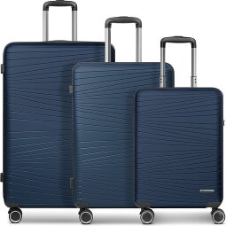 Franky Dallas 3.0 4-wheel suitcase set 3-piece with expansion fold  Variant 2