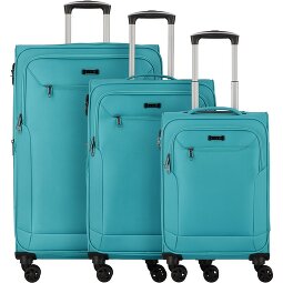 d&n Travel Line 6804 4 Roll Suitcase Set 3pcs.  Variant 2