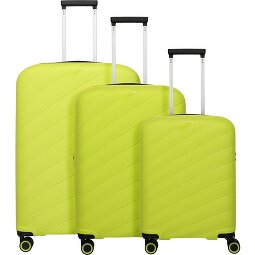 Travelite Burano 4 wheels Suitcase set 3-piece with expansion pleat  Variant 1
