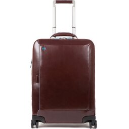 Piquadro Blue Square 4 Roll Cabin Trolley Leather 55 cm Laptop compartment  Variant 2