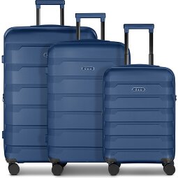 d&n South Dakota 4 wheels Suitcase set 3-piece with expansion pleat  Variant 2