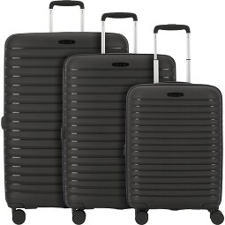 d&n Travel Line 4500 4 wheels Suitcase set 3-piece with expansion pleat  Variant 1