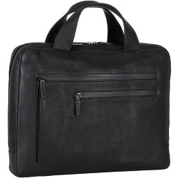 Leonhard Heyden Hague briefcase leather 38 cm laptop compartment  Variant 4