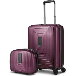 Redolz Essentials 14 suitcase set 2 pcs. cabin trolley with stretch fold & beauty case  Variant 1