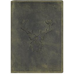 Greenburry Vintage deer identity card case leather 12 cm  Variant 2