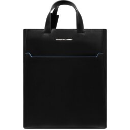 Piquadro Blue Square Shoulder Bag RFID protection Leather 30 cm Laptop compartment  Variant 1