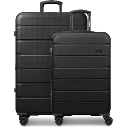 Saxoline Miami 4-wheel Suitcase set (S+L) expandable gusset  Variant 1