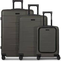 Police London 4 wheels Suitcase set 3-piece with expansion pleat  Variant 1