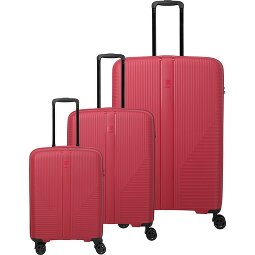 Travelite Air Stripe 4 wheels Suitcase set 3-piece with expansion pleat  Variant 3