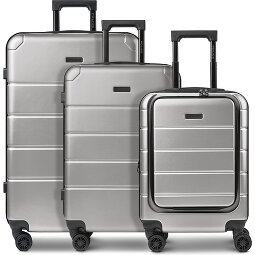Police Dublin 4 wheels Suitcase set 3-piece Expandable  Variant 3
