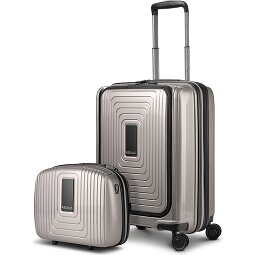 Redolz Essentials 14 suitcase set 2 pcs. cabin trolley with stretch fold + beauty case  Variant 3