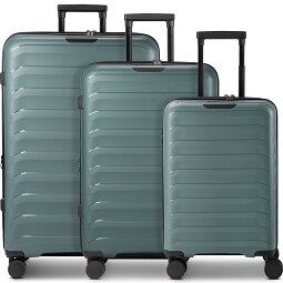 d&n Toronto 4 wheels Suitcase set 3-piece with expansion pleat  Variant 5