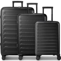 d&n Toronto 4 wheels Suitcase set 3-piece with expansion pleat  Variant 1