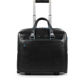 Piquadro Blue Square 2 Roll Business Trolley Leather 36 cm Laptop compartment  Variant 1