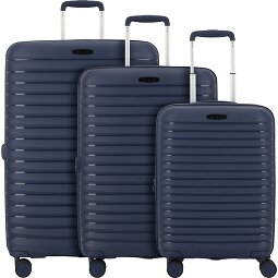 d&n Travel Line 4500 4 wheels Suitcase set 3-piece with expansion pleat  Variant 2