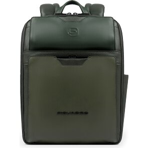 Piquadro Ael Daypack Leather 37 cm Laptop compartment
