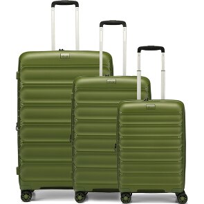 d&n Travel Line 4700 4 wheels Suitcase set 3-piece with expansion pleat