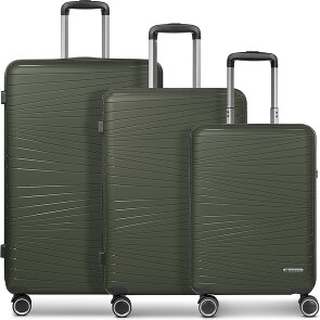 Franky Dallas 3.0 4-wheel suitcase set 3-piece with expansion fold