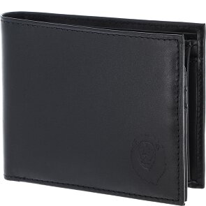 oxmox Leather Wallet RFID protection Genuine Leather 12 cm