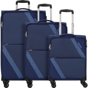 American Tourister Star Max 4 wheels Suitcase set 3-piece with expansion pleat