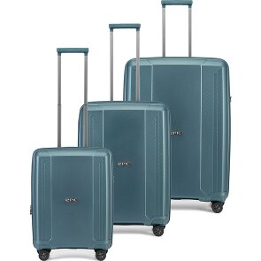 Epic Anthem 4 wheels Suitcase set 3-piece with expansion pleat