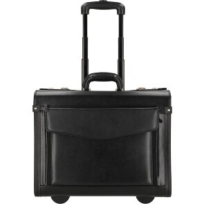 Dermata 2 Roll Pilot Trolley Leather 45,5 cm Laptop compartment
