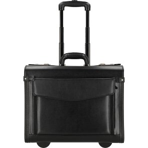 Dermata 2 Roll Pilot Trolley Leather 45,5 cm Laptop compartment